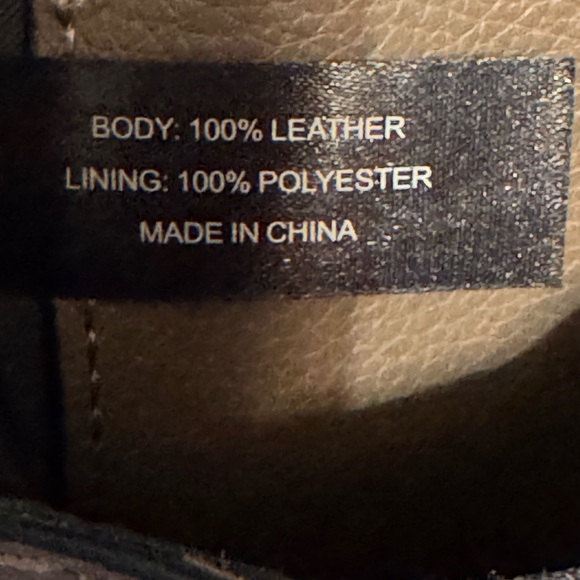 JOE'S Leather Haywood Purse Crossbody Fringe Small Handbag Western Brown Hobo - Picture 10 of 14